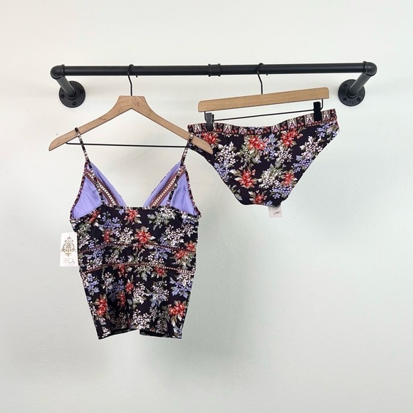 NWT BECCA Floral Cottage Tankini Swim Set Top & Bottom - Picture 7 of 8